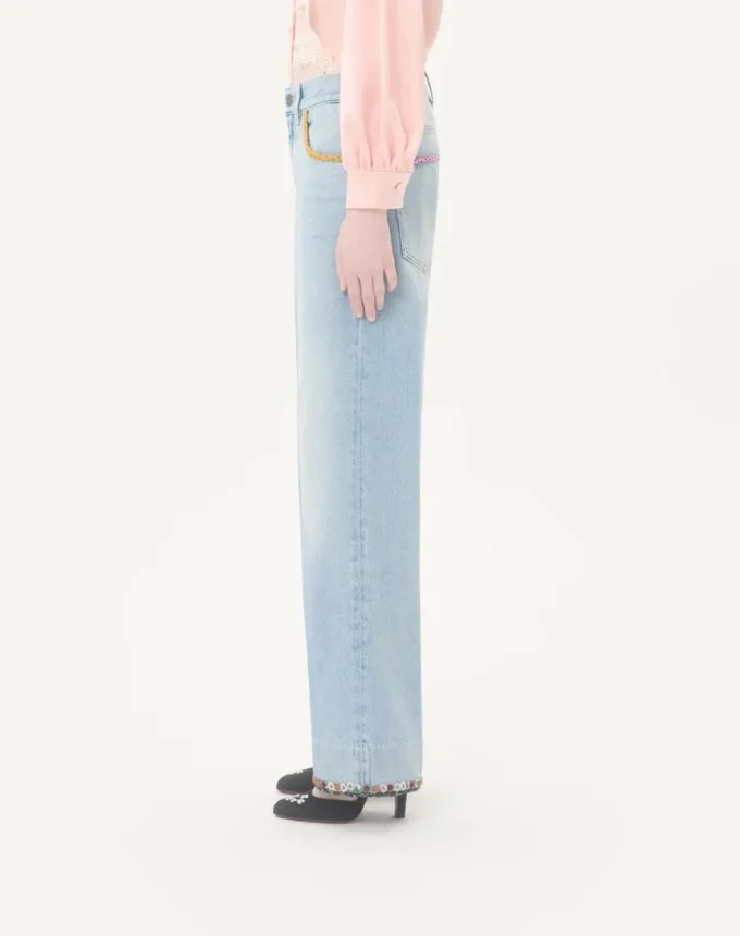 Pantalones vaqueros bordados Pantalones vaqueros bordados