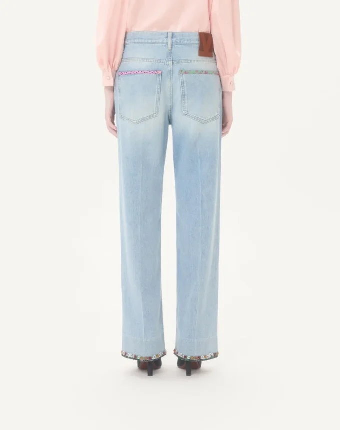 Pantalones vaqueros bordados Pantalones vaqueros bordados