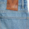 Pantalones vaqueros con ribetes jacquard Pantalones vaqueros con ribetes jacquard