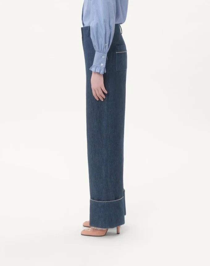 Pantalones vaqueros de cambray Pantalones vaqueros de cambray