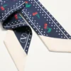 Pañuelo bandeau de seda Cherryfic