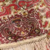 Pañuelo bandeau de seda Voyage Imaginaire con flecos
