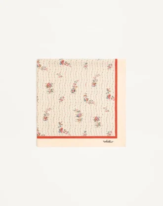 Pañuelo de seda Papier Floreal Pañuelo de seda Papier Floreal