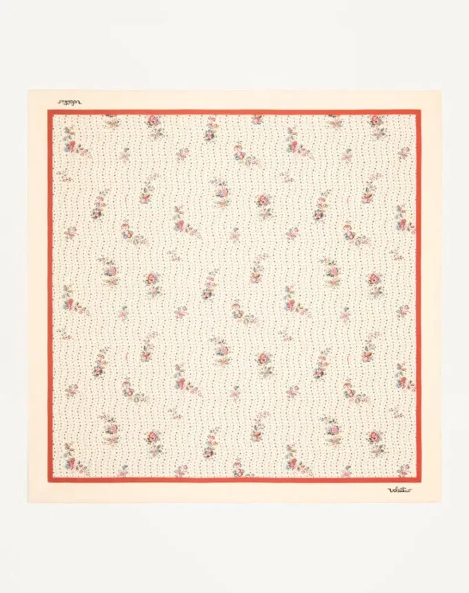 Pañuelo de seda Papier Floreal