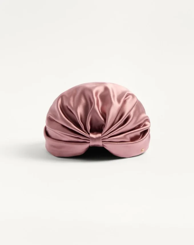 Pañuelo turbante de seda