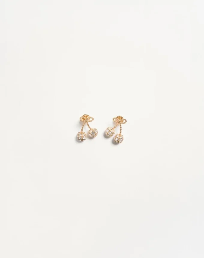 Pendientes Cherryfic de metal y cristal Swarovski® Pendientes Cherryfic de metal y cristal Swarovski®