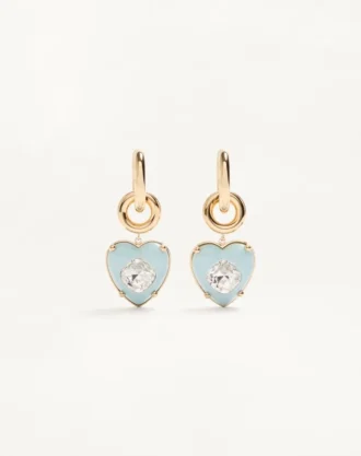 Pendientes Coeur Hyperbole en metal, resina y cristales Swarovski® Pendientes Coeur Hyperbole en metal, resina y cristales Swarovski®