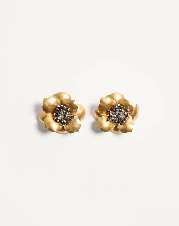 Pendientes metálicos Fleur Lumineuse Pendientes metálicos Fleur Lumineuse