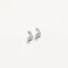 Pendientes ovalados de metal con cristales Swarovski® Pendientes ovalados de metal con cristales Swarovski®