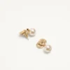 Pendientes Ovalette de metal con perlas Swarovski® Pendientes Ovalette de metal con perlas Swarovski®
