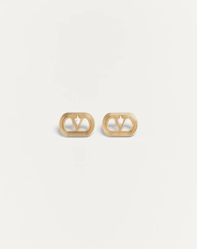 Pendientes Ovalette de metal de Valentino Garavani