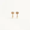 Pendientes Ovalette de metal, perlas y cristales Swarovski®