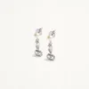 Pendientes Ovalette de metal, perlas y cristales Swarovski® Pendientes Ovalette de metal, perlas y cristales Swarovski®