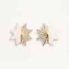 Pendientes Pas Plus de metal, esmalte y cristales Swarovski®
