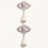 Pendientes Pas Plus de metal, resina, esmalte y cristales