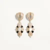 Pendientes Pas Plus de metal, resina, esmalte y cristales Swarovski® Pendientes Pas Plus de metal, resina, esmalte y cristales Swarovski®