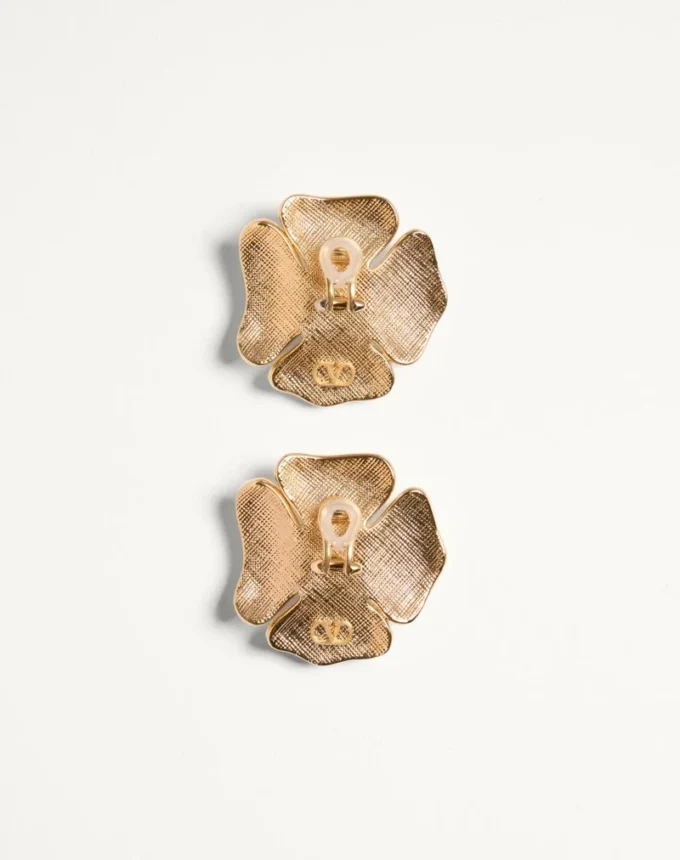 Pendientes San Fin de metal con cristales Swarovski® y perlas