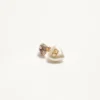 Pendientes VLogo Signature en metal, esmalte, perlas y cristales