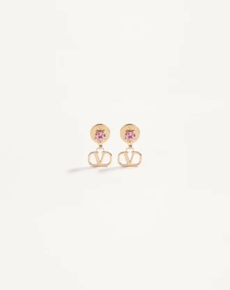 Pendientes Vlogo Signature en metal y cristales Swarovski® Pendientes Vlogo Signature en metal y cristales Swarovski®