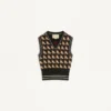 Petit Charles Chaleco de lana jacquard Petit Charles Chaleco de lana jacquard