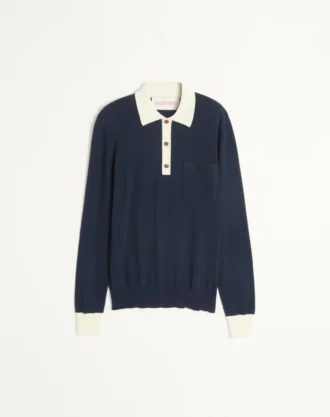 Polo de algodón de manga larga