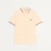 Polo de piqué de algodón con parche Vlogo Polo de piqué de algodón con parche Vlogo