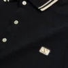 Polo de piqué de algodón con parche Vlogo Polo de piqué de algodón con parche Vlogo