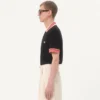 Polo de piqué de algodón con parche Vlogo Polo de piqué de algodón con parche Vlogo