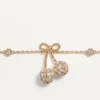 Pulsera Cherryfic de metal y cristales Swarovski®