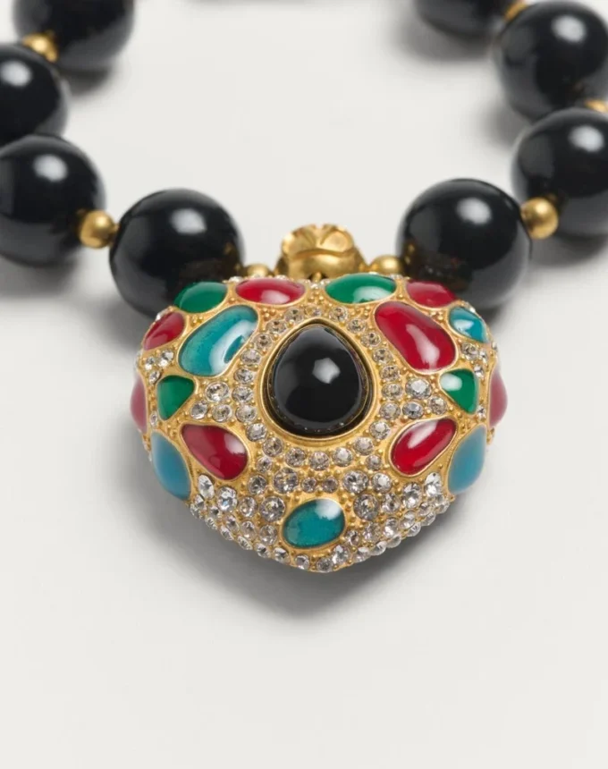 Pulsera Coeur Royal en metal, resina, esmalte y cristales Swarovski®
