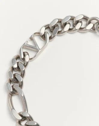 Pulsera de metal con el logotipo VLogo Pulsera de metal con el logotipo VLogo