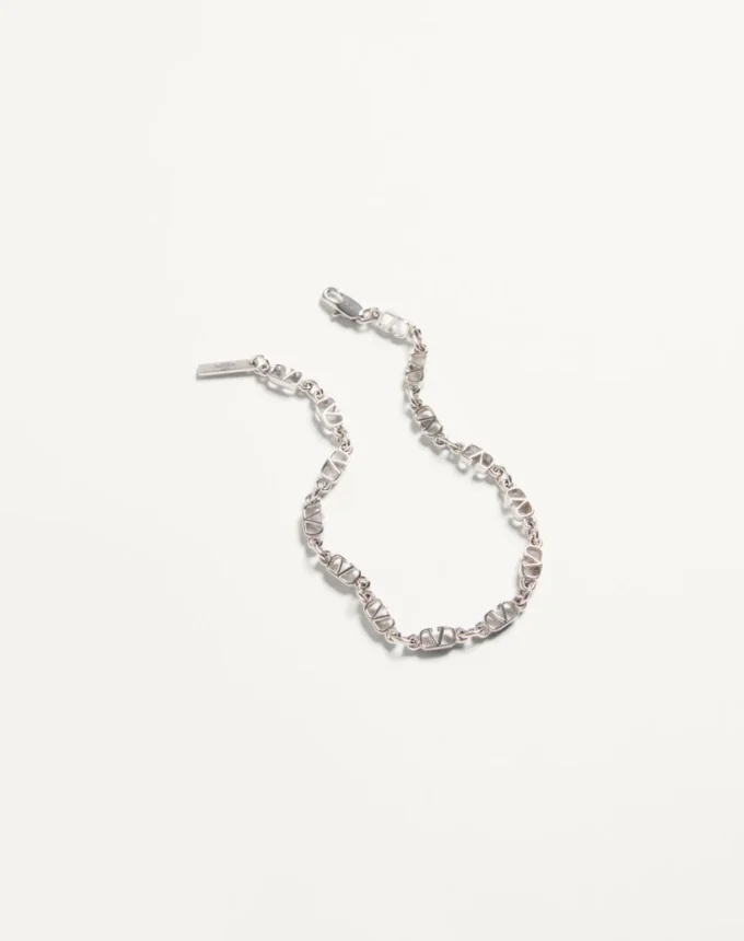 Pulsera de metal con el logotipo VLogo Pulsera de metal con el logotipo VLogo