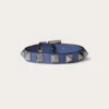 Pulsera de piel Rockstud con tachuelas de rutenio