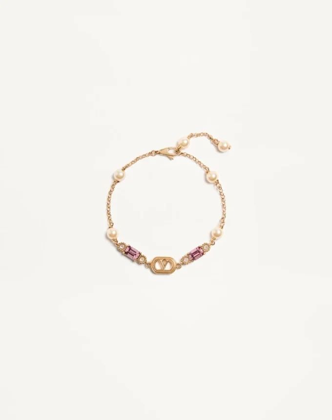 Pulsera Ovalette en metal, perlas y cristales Swarovski® Pulsera Ovalette en metal, perlas y cristales Swarovski®