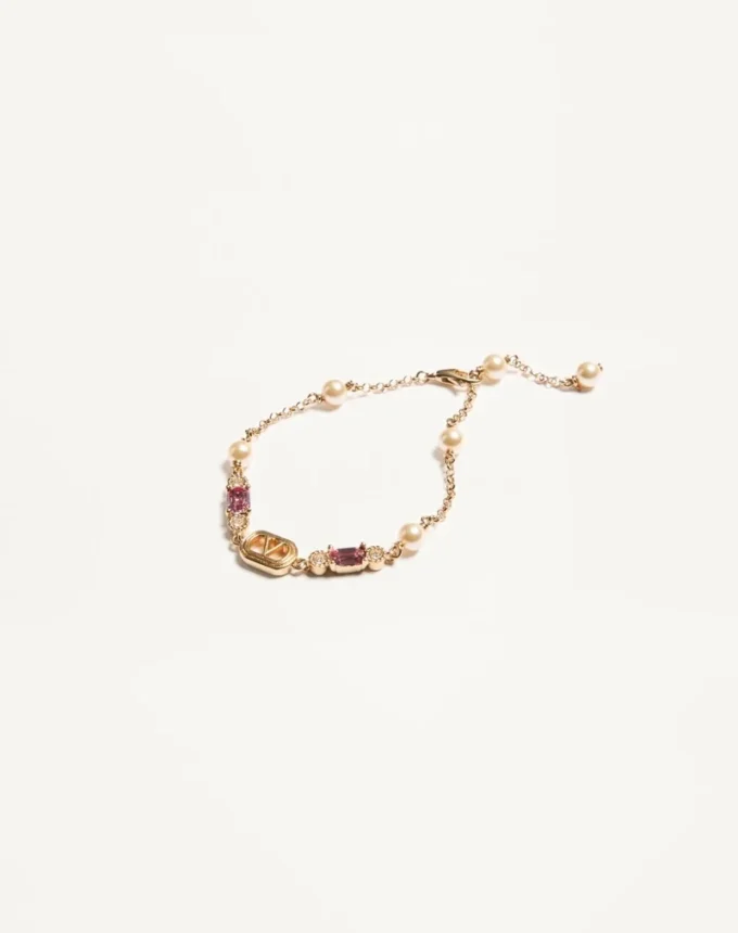 Pulsera Ovalette en metal, perlas y cristales Swarovski® Pulsera Ovalette en metal, perlas y cristales Swarovski®