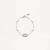 Pulsera Vlogo Signature de metal, perlas y cristales Swarovski® Pulsera Vlogo Signature de metal, perlas y cristales Swarovski®