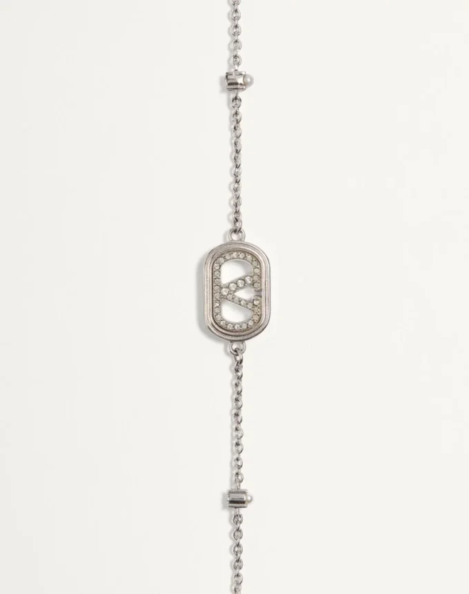Pulsera Vlogo Signature de metal, perlas y cristales Swarovski® Pulsera Vlogo Signature de metal, perlas y cristales Swarovski®