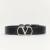 Pulsera Vlogo Signature de piel de becerro granulada Pulsera Vlogo Signature de piel de becerro granulada