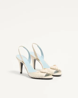 Sandalia Royal en piel de cabrito 85 mm