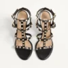 Sandalias con correa al tobillo Rockstud de 90 mm