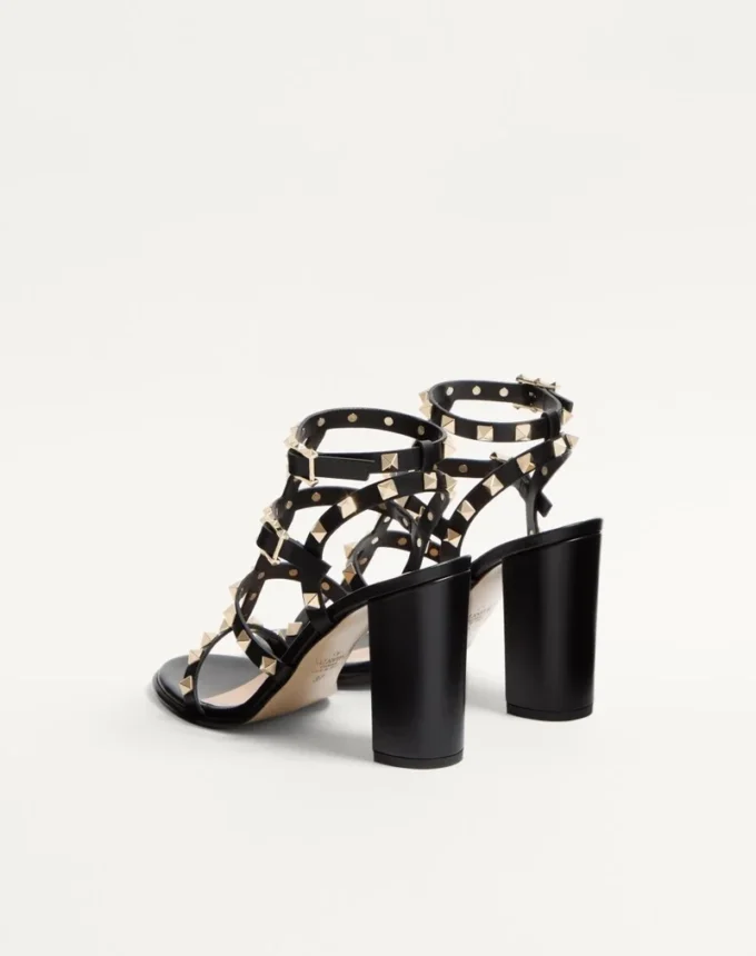 Sandalias con correa al tobillo Rockstud de 90 mm