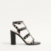 Sandalias con correa al tobillo Rockstud de 90 mm