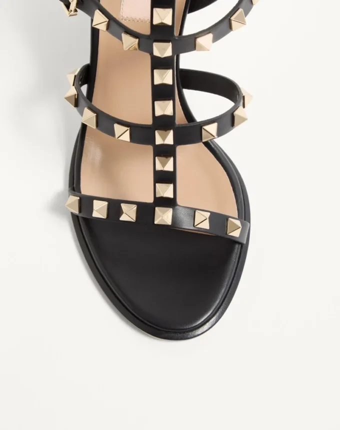 Sandalias con correa al tobillo Rockstud de 90 mm