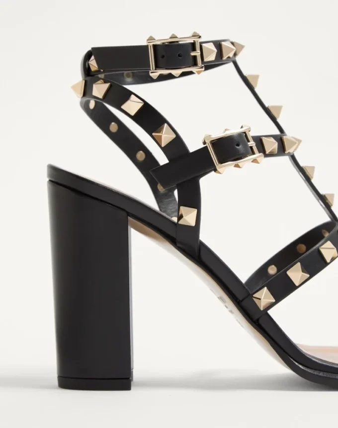 Sandalias con correa al tobillo Rockstud de 90 mm