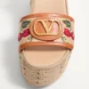 Sandalias con cuña Vlogo Signature con estampado Cherryfic de 120 mm