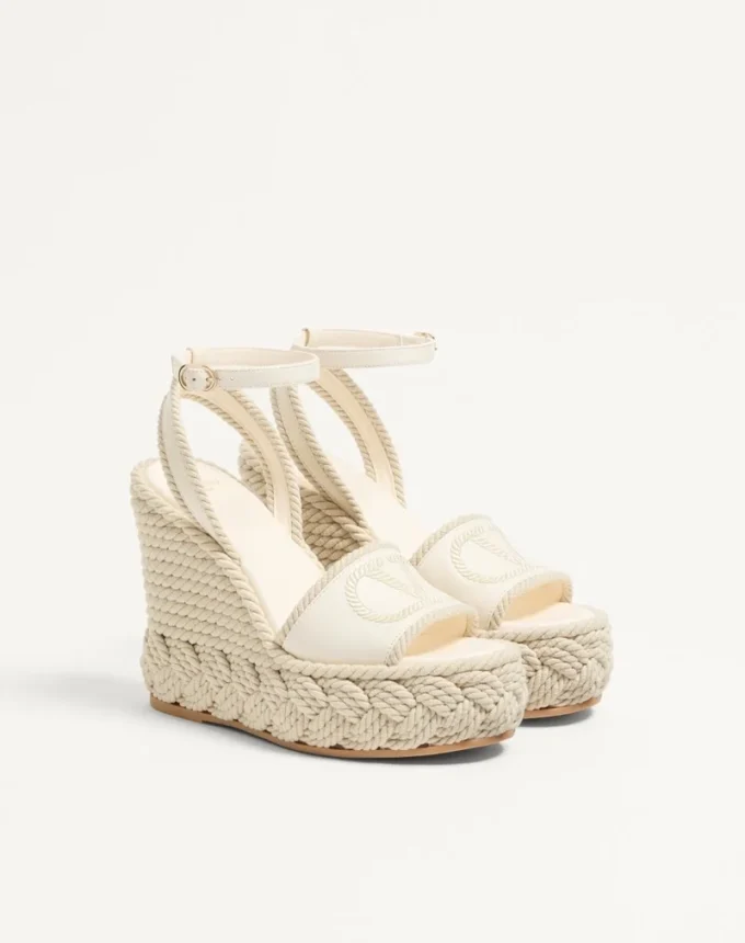 Sandalias con cuña Vlogo Torchon en napa de 130 mm Sandalias con cuña Vlogo Torchon en napa de 130 mm