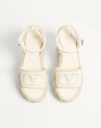 Sandalias con cuña Vlogo Torchon en napa de 130 mm