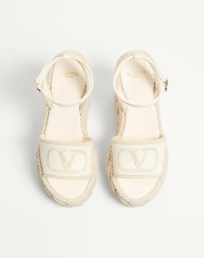 Sandalias con cuña Vlogo Torchon en napa de 130 mm Sandalias con cuña Vlogo Torchon en napa de 130 mm