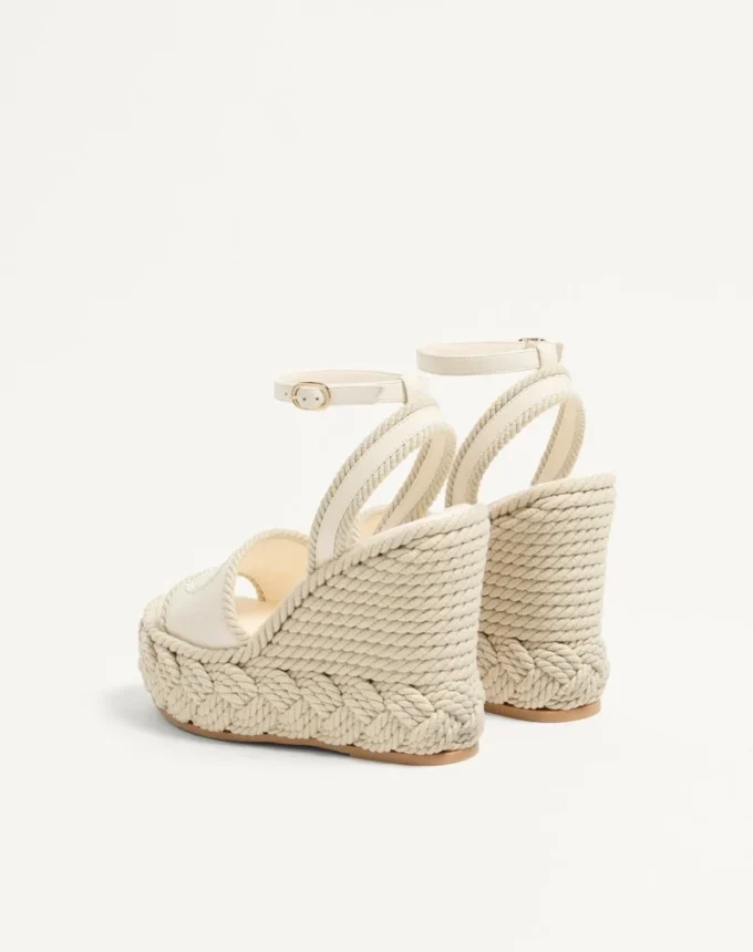 Sandalias con cuña Vlogo Torchon en napa de 130 mm Sandalias con cuña Vlogo Torchon en napa de 130 mm