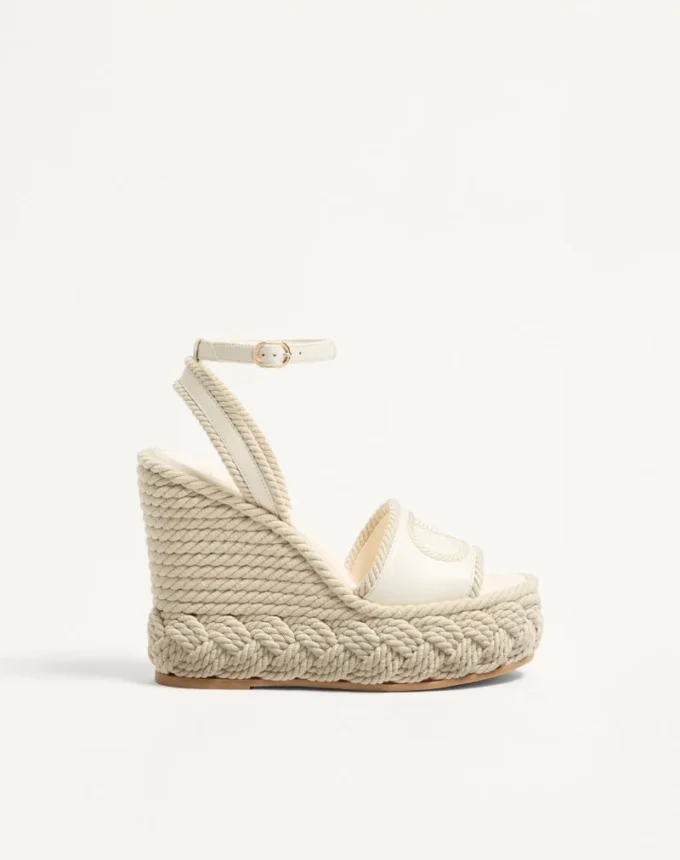 Sandalias con cuña Vlogo Torchon en napa de 130 mm Sandalias con cuña Vlogo Torchon en napa de 130 mm